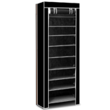 iMounTEKÂ® 10-Tier Shoe Rack Organizer – Black