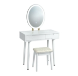 Touch Screen 3-Lighting Mode Vanity Set – White