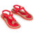 Women’s Classic Bohemian Comfort Sandals – Red – 9