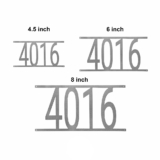 Simple Address Plaque – 8 inch