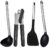 HomeHero® 4-Piece Nonstick Silicone Kitchen Utensils with Stainless Steel Handles