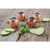 Moscow Mule Mug Set Copper-Plated Stainless Steel Shot Glasses (Set of 4)