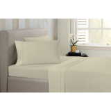 Bibb Home® Antimicrobial Bamboo Sheet Set – Twin – Ivory