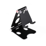 Universal Folding Adjustable Cell Phone/Tablet Stand – Small – Black