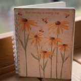 120-Page Inspirational Spiral Notebook or 60-Page Magnetic Notepad – Find Bee-uty Notebook