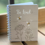 120-Page Inspirational Spiral Notebook or 60-Page Magnetic Notepad – Bee Kind Notebook
