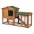 58-Inch Weatherproof Wooden Rabbit Hutch – Natural