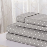 Egyptian Luxury Printed 1800TC Sheet Set by Bibb Home® – Twin – Polka Dots