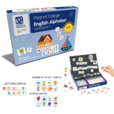 DIY Educational Kids’ Creative Magnetic Collage Playset – Alphabet