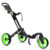 Folding Swivel Wheel Golf Bag Cart – Green