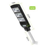 Solar Power LED Street & Path Light with Remote by SolarekÂ® – 90 Watt