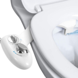 Easy-Install Bidet with Self-Cleaning Dual Nozzle