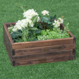 2′ x 2′ Square Raised Garden Bed Elevated Box for Flowers & Vegetables