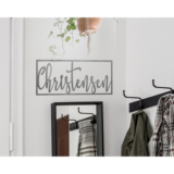 Personalized Sanded Steel Name Sign – 24 inch