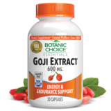 Goji Extract 600 mg – Energy Support Supplement – 30 Capsules