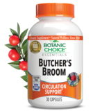 Butcher’s Broom Extract 110 mg – Circulation Support Supplement – 30 Capsules