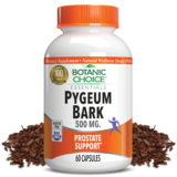 Pygeum Bark 500 mg – Prostate Support Supplement – 60 Capsules