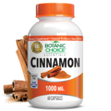 Cinnamon 1000 mg – Blood Sugar Support Supplement – 60 Capsules