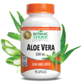 Aloe Vera Supplement 500 mg – 90 Capsules