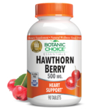 Hawthorn Berry 500 mg – Blood Pressure Support Supplement – 90 Tablets