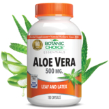 Aloe Vera Supplement 500 mg – 180 Capsules