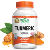 Turmeric 500 mg – Joint Support Supplement – 180 Capsules