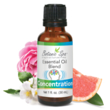Concentration Essential Aromatherapy and Body Oil Blend – 1 Oz