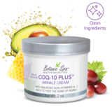 CoQ-10™ Plus Wrinkle Cream with Hyaluronic Acid, Vitamins A, C & E – 2 Oz