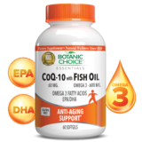 CoQ-10 with Fish Oil – Heart Support Supplement – 60 Softgels