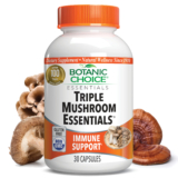 Triple Mushroom Essentials – Immune Support Supplement – 30 Capsules