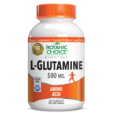 L-Glutamine 500 mg – Amino Acids Supplement – 60 Capsules
