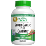 Super Garlic Plus Cayenne™ – Cholesterol Health Supplement – 60 Capsules