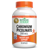 Chromium Picolinate 200 mcg. – Weight Loss Support Supplement – 90 Capsules