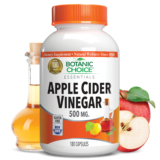 Apple Cider Vinegar 500 mg – Weight Loss Support Supplement – 180 Capsules
