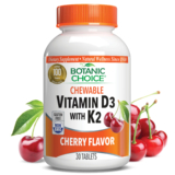 Chewable Vitamin D3 with K2 – 30 Tablets