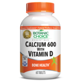 Calcium 600 with Vitamin D – Bone Health Supplement – 60 Tablets