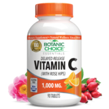 Delayed Release Vitamin C with Rose Hips – 90 Tablets