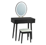 Touch Screen 3-Lighting Mode Vanity Set – Black
