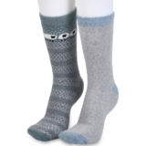 GaaHuu Women’s Super Soft Cushioned Thermal Socks (2-Pair) – grey sheep/grey solid