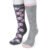 GaaHuu Women’s Super Soft Cushioned Thermal Socks (2-Pair) – grey happy face