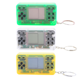 26-Game Mini Retro Gaming Console Keychain (3-Pack) – Green, Yellow, White