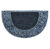 Durable Rubber Indoor/Outdoor Door Mats – HALF MOON SILVER