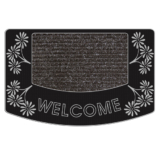 Durable Rubber Indoor/Outdoor Door Mats – Aloha Silver