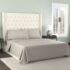 Kathy Ireland® 300-Thread Count Organic Cotton Percale Sheet Set – King – Light Gray