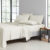 2,000-TC Bamboo Blend 6-Piece Sheet Set with Deep Pockets – Twin XL – Ivory