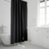Mildew-Resistant Solid Vinyl Shower Curtain Liner with Magnets (1- or 2-Pack) – Grey: 1 Pack
