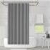 Mildew-Resistant Solid Vinyl Shower Curtain Liner with Magnets (1- or 2-Pack) – White 1 Pack