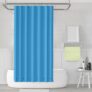 Mildew-Resistant Solid Vinyl Shower Curtain Liner with Magnets (1- or 2-Pack) – Blue 1 Pack