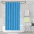 Mildew-Resistant Solid Vinyl Shower Curtain Liner with Magnets (1- or 2-Pack) – Clear 1 Pack