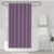 Mildew-Resistant Solid Vinyl Shower Curtain Liner with Magnets (1- or 2-Pack) – Purple